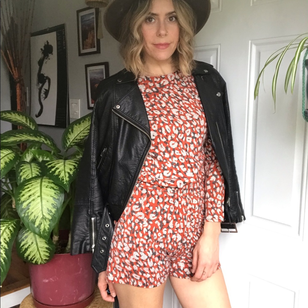 printed romper